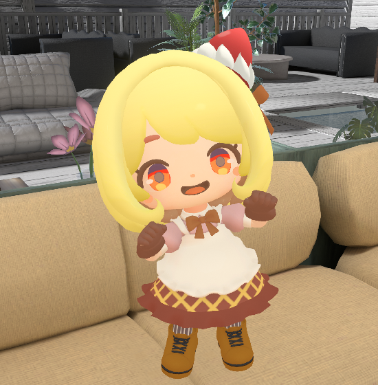 かわいいデフォルメワッフルズちゃん３Dモデル