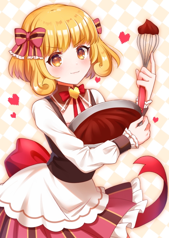 チョコレート作ってるワッフルズちゃん